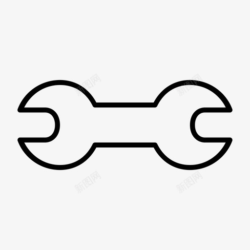 扳手螺丝工具图标svg_新图网 https://ixintu.com 工具 扳手 螺丝