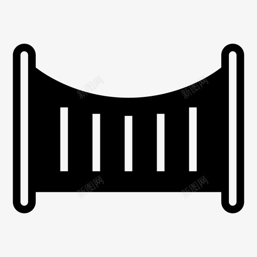婴儿围栏婴儿床家具图标svg_新图网 https://ixintu.com 婴儿围栏 婴儿床 家具