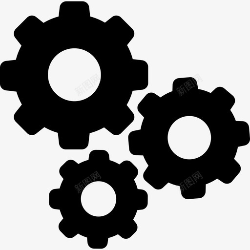 设置齿轮界面金钱和财务图标svg_新图网 https://ixintu.com 界面 设置齿轮 金钱和财务