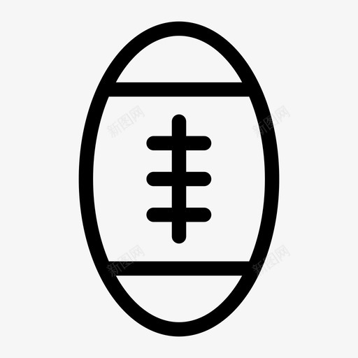 美式足球球员运动图标svg_新图网 https://ixintu.com 球员 美式足球 运动
