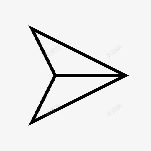 发送地址传送图标svg_新图网 https://ixintu.com 传送 发送 地址 电报 界面图标 飞机