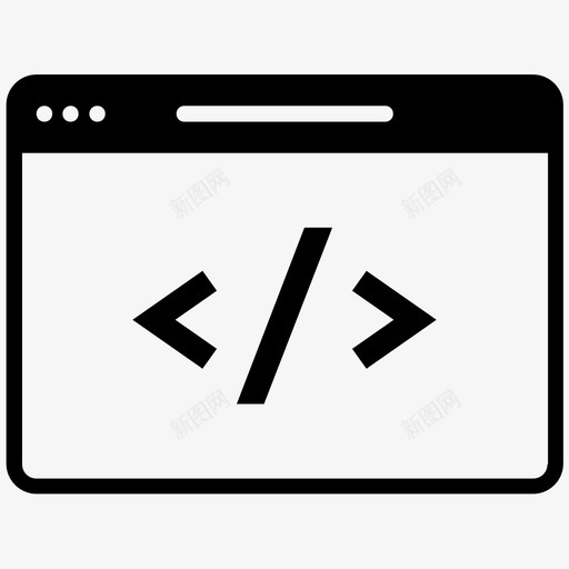 开发者代码编程图标svg_新图网 https://ixintu.com web开发者 代码 开发者 编程 网站