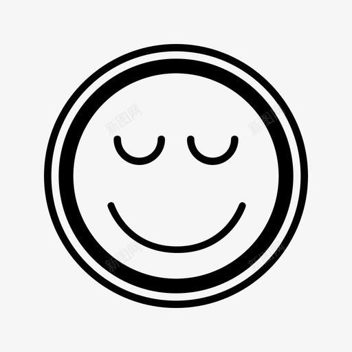 轻松内容心情图标svg_新图网 https://ixintu.com 内容 心情 心情贴纸 贴纸 轻松