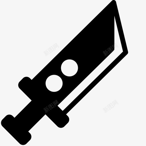 碎剑防御武器图标svg_新图网 https://ixintu.com 武器 武器装备 武器装备固体集合 碎剑 防御