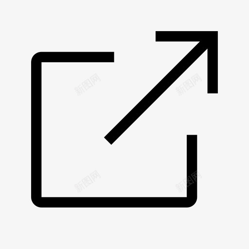 导出分发发送图标svg_新图网 https://ixintu.com 24px网格1px行图标 共享 分发 发送 导出