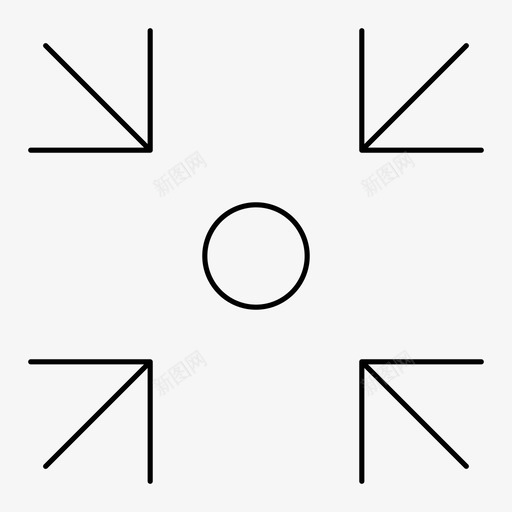 集合点人群点集合箭头图标svg_新图网 https://ixintu.com 人群点 导航箭头四季 集合点 集合箭头