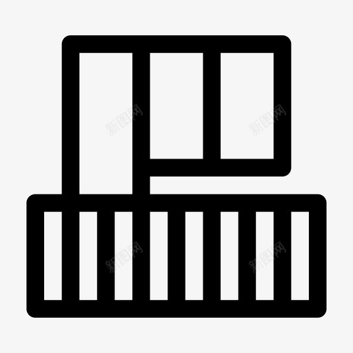 阳台室外窗户图标svg_新图网 https://ixintu.com 室外 窗户 纯线条 阳台