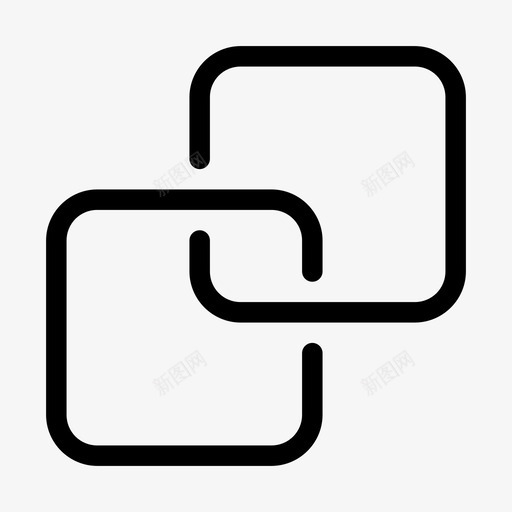 链接超链接网络链接图标svg_新图网 https://ixintu.com 媒体 网络链接 超链接 链接