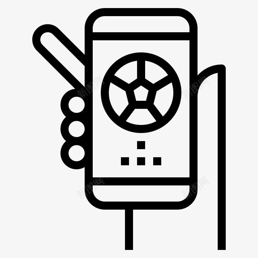 体育应用程序足球比赛图标svg_新图网 https://ixintu.com 体育应用程序 比赛 移动 足球 足球足球