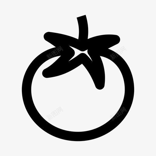 番茄烹饪水果图标svg_新图网 https://ixintu.com 水果 烹饪 番茄 蔬菜