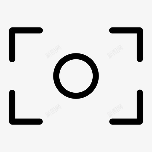 取景器照相机照相机焦点图标svg_新图网 https://ixintu.com 十字准线 取景器 对焦按钮 照相机 照相机焦点 目标