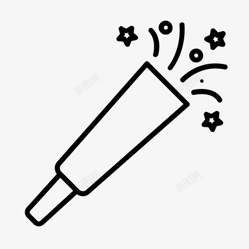 派对吹风机庆典喇叭图标svg_新图网 https://ixintu.com 喇叭 庆典 派对吹风机 派对用品 生日