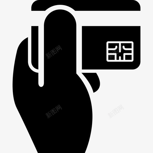 信用卡之手采购塑料图标svg_新图网 https://ixintu.com 信用卡之手 塑料 电子商务 采购