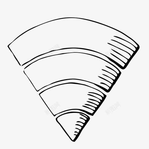 wifi手绘信号图标svg_新图网 https://ixintu.com wifi wifi区域 信号 手绘 草图