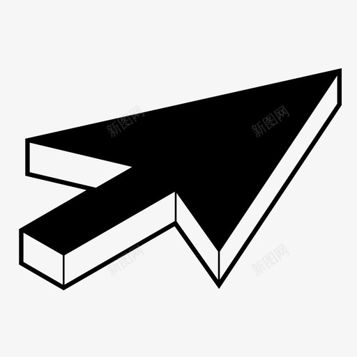 指针光标方向图标svg_新图网 https://ixintu.com 光标 指针 方向 界面 选择 鼠标