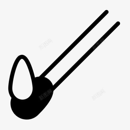 燃烧的火柴火火焰图标svg_新图网 https://ixintu.com 火 火焰 点火 燃烧的火柴 美味的烧烤雕文