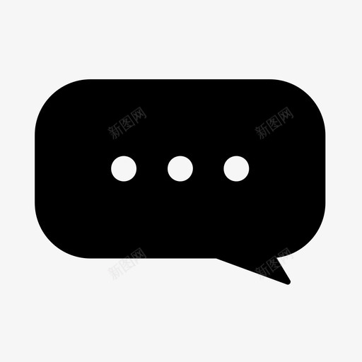 演讲泡泡对话谈话图标svg_新图网 https://ixintu.com 对话 思维泡泡 演讲泡泡 谈话
