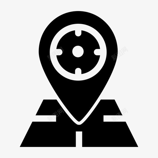 地图针罗盘gps图标svg_新图网 https://ixintu.com gps 地图针 定位 导航 旅行 罗盘