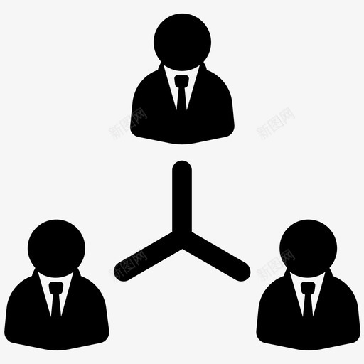 团队业务团队图标svg_新图网 https://ixintu.com 业务团队 团队