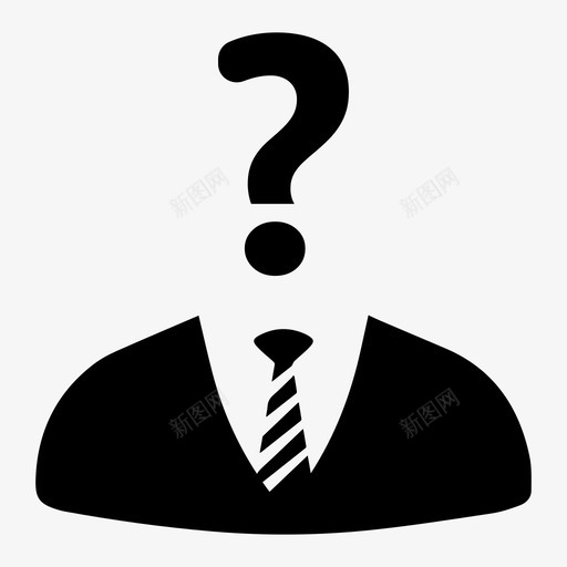 思考问题解决方案图标svg_新图网 https://ixintu.com 商业个人理财 思考 解决方案 问题