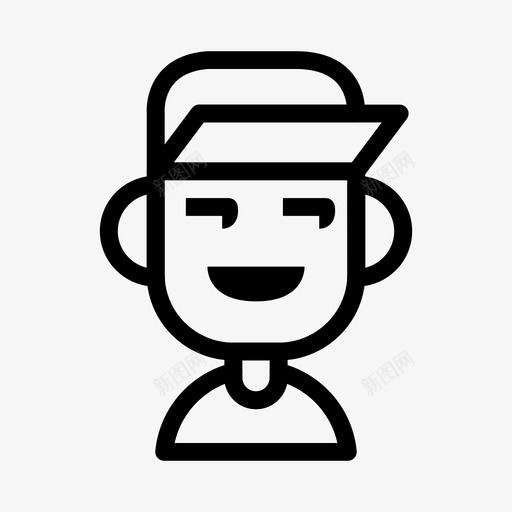 坏男孩化身帽子图标svg_新图网 https://ixintu.com 人 化身 坏男孩 嫉妒 帽子 性格 角色化身