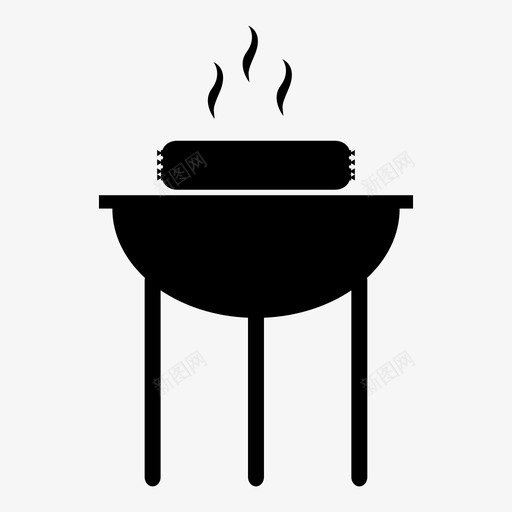 烧烤吃食物图标svg_新图网 https://ixintu.com 吃 烧烤 食物 香肠