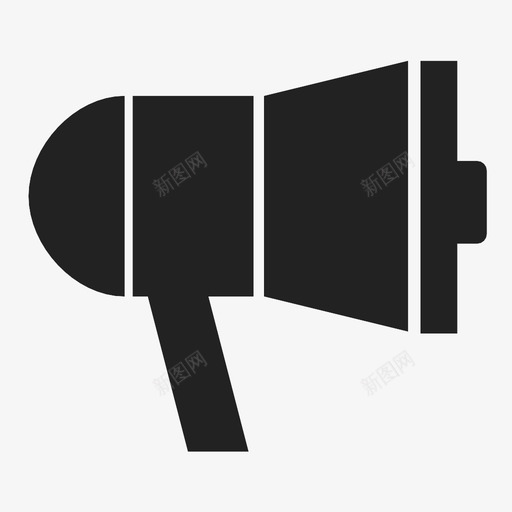 扩音器呼叫噪音图标svg_新图网 https://ixintu.com 呼叫 喊叫 噪音 声音 扩音器