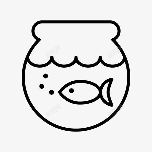 鱼缸宠物宠物店图标svg_新图网 https://ixintu.com 宠物 宠物店 水族馆 鱼缸