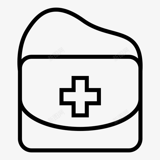 急救箱冒险袋子图标svg_新图网 https://ixintu.com 冒险 医疗 急救箱 治疗 生存 袋子