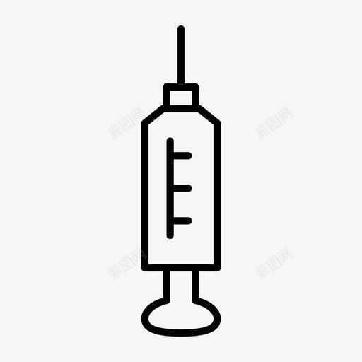 注射器医生健康图标svg_新图网 https://ixintu.com 健康 医生 医院 注射器 疫苗