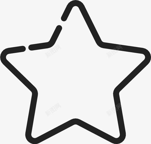 星形书签收藏夹图标svg_新图网 https://ixintu.com 书签 收藏夹 星形