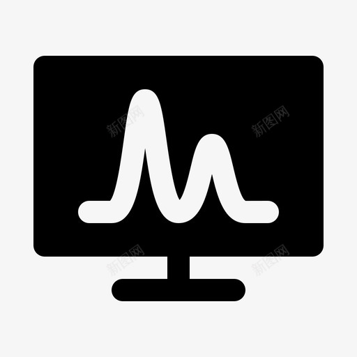 色谱法图表计算机图标svg_新图网 https://ixintu.com 其他 图表 屏幕 色谱法 计算机