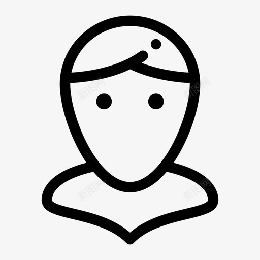 扑克脸孩子儿子图标svg_新图网 https://ixintu.com 儿子 孩子 扑克脸