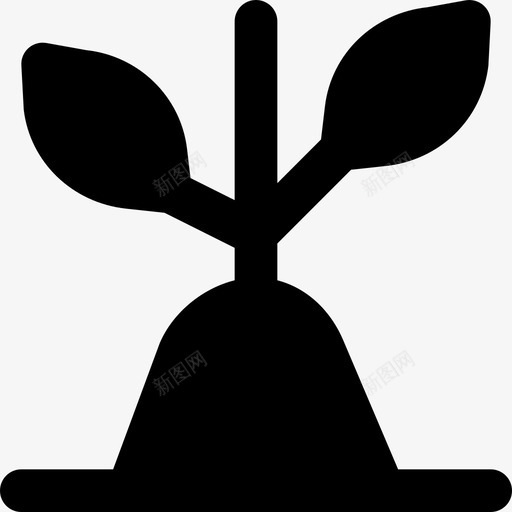 肥沃的土壤生态的自然的图标svg_新图网 https://ixintu.com 生态的 粉碎的生态md固体 肥沃的土壤 自然的