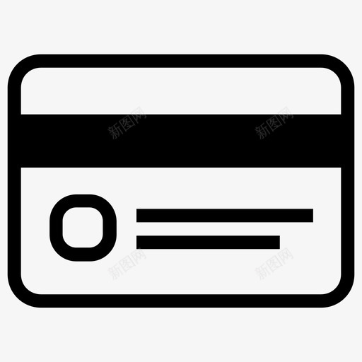 卡atm卡信用卡图标svg_新图网 https://ixintu.com atm卡 信用卡 借记卡 卡