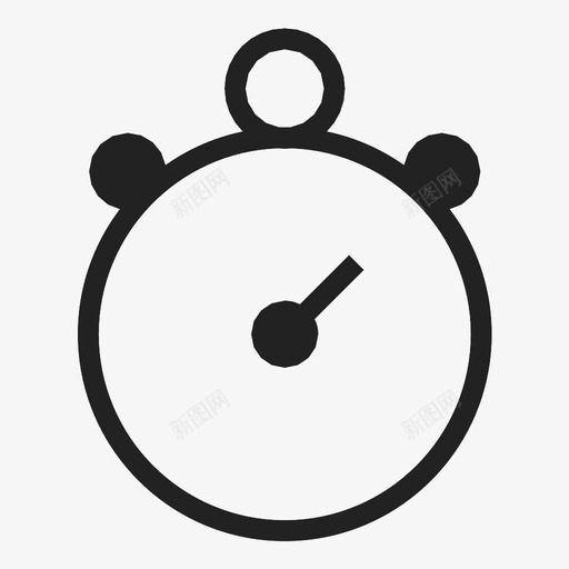 闹钟计时器起床图标svg_新图网 https://ixintu.com 计时器 起床 闹钟
