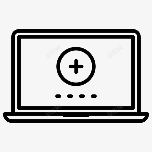 在线医院预约预订图标svg_新图网 https://ixintu.com 医疗 在线医院 网站 预约 预订