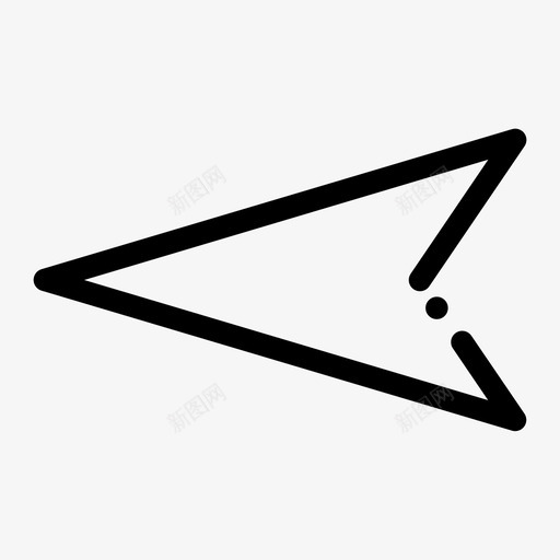 位置左光标指针图标svg_新图网 https://ixintu.com 位置左 光标 指针