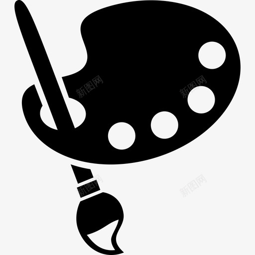 画板艺术艺术家图标svg_新图网 https://ixintu.com 教育 画板 画笔 艺术 艺术家