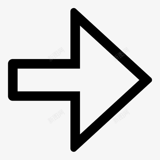 下一步继续东图标svg_新图网 https://ixintu.com 下一步 东 前进 右 箭头和方向 继续 重做