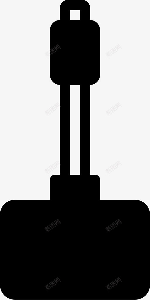 usb适配器电缆连接器图标svg_新图网 https://ixintu.com smashicons连接器电缆实心 usb适配器 电缆 连接器