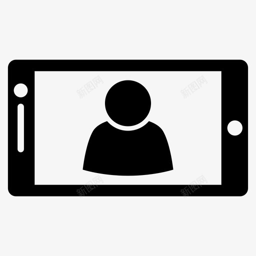 自拍相机手机图标svg_新图网 https://ixintu.com 手机 摄像机 照片 照相 相机 自拍