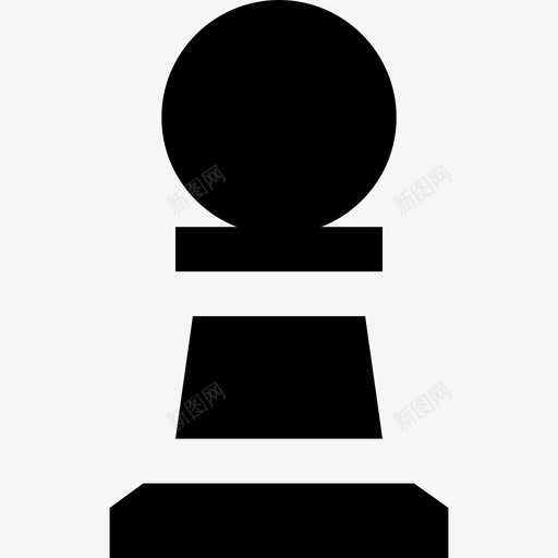 当兵将死国际象棋图标svg_新图网 https://ixintu.com 国际象棋 将死 当兵 数字 游戏 游戏填充