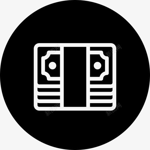 资金捆绑银行票据图标svg_新图网 https://ixintu.com 交易 交易行轮差 票据 资金捆绑 银行