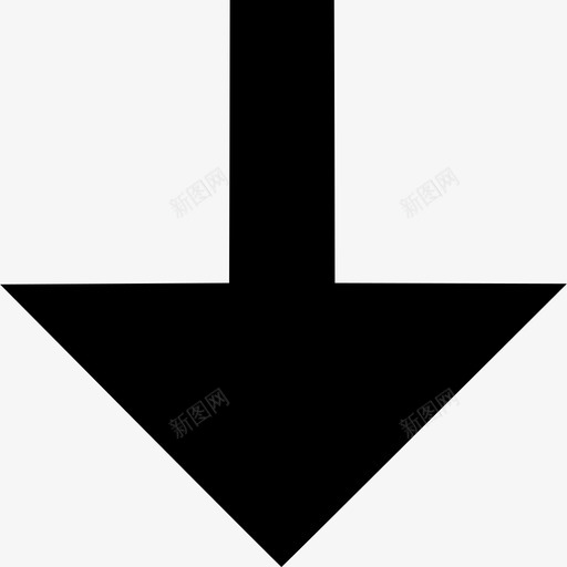 向下箭头播放指针图标svg_新图网 https://ixintu.com 向下箭头 指针 播放 箭头
