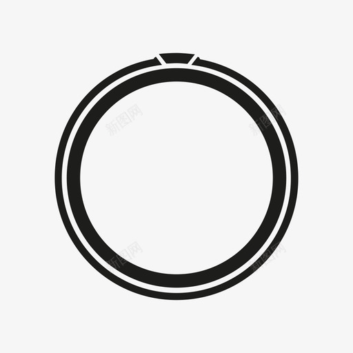 戒指黄金珠宝图标svg_新图网 https://ixintu.com 奢侈品 戒指 珠宝 黄金