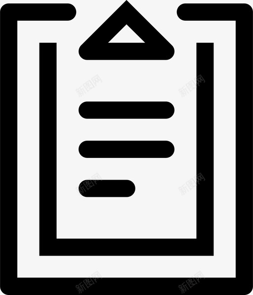 文档文档检查器剪贴板图标svg_新图网 https://ixintu.com linyiacons 任务列表 剪贴板 文件夹 文档文档 检查器