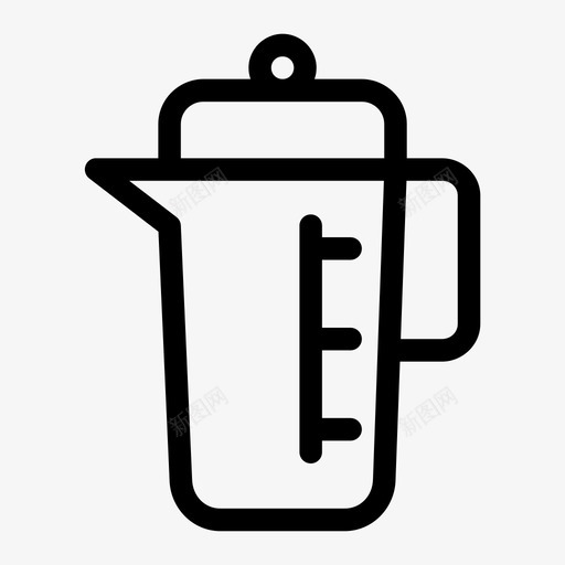 电水壶厨房茶壶图标svg_新图网 https://ixintu.com 厨房 暖气 电水壶 茶壶