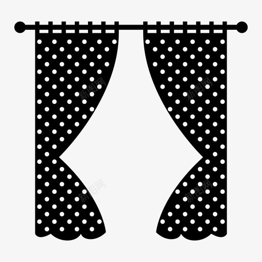 窗帘抹布家具图标svg_新图网 https://ixintu.com 家具 抹布 窗帘