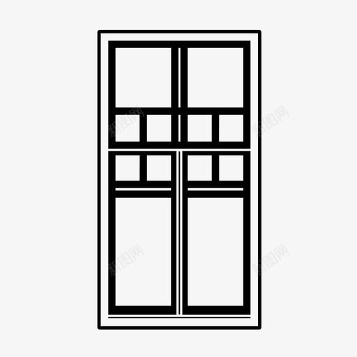 窗口框架玻璃窗图标svg_新图网 https://ixintu.com 主页 多窗格窗口 框架 玻璃窗 窗口 视图